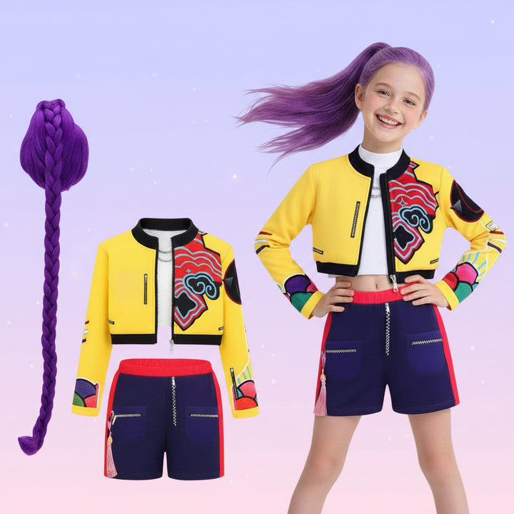 Halloween Costumes Geometric Patterns Matching Outfit - Image 5