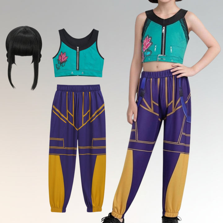 Halloween Costumes Geometric Patterns Matching Outfit - Image 9