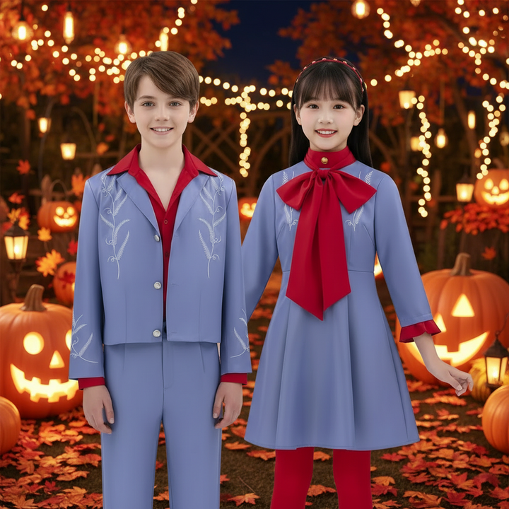 Halloween Costumes Girls Anime Dress Bow Tie - Image 1