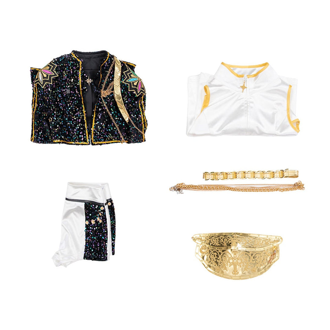 Halloween Costumes Glitter Jacket Shorts Fun Party Outfit - Image 20