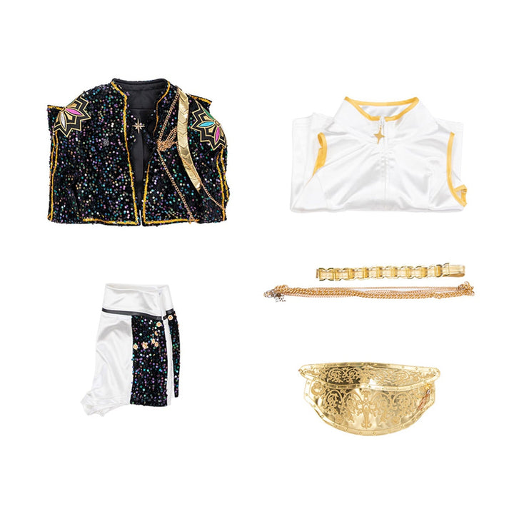 Halloween Costumes Glitter Jacket Shorts Fun Party Outfit - Image 20