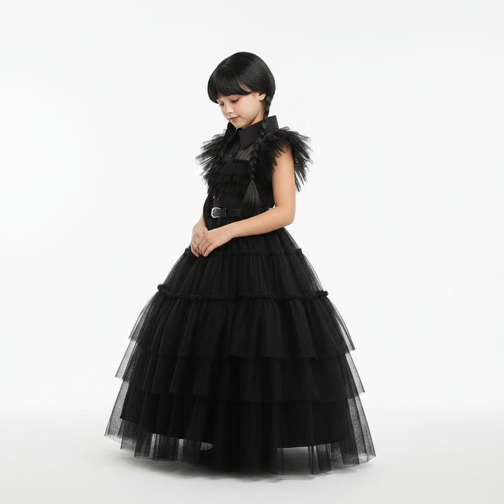 Halloween Costumes Goth Theme Princess Dress Set - Image 4