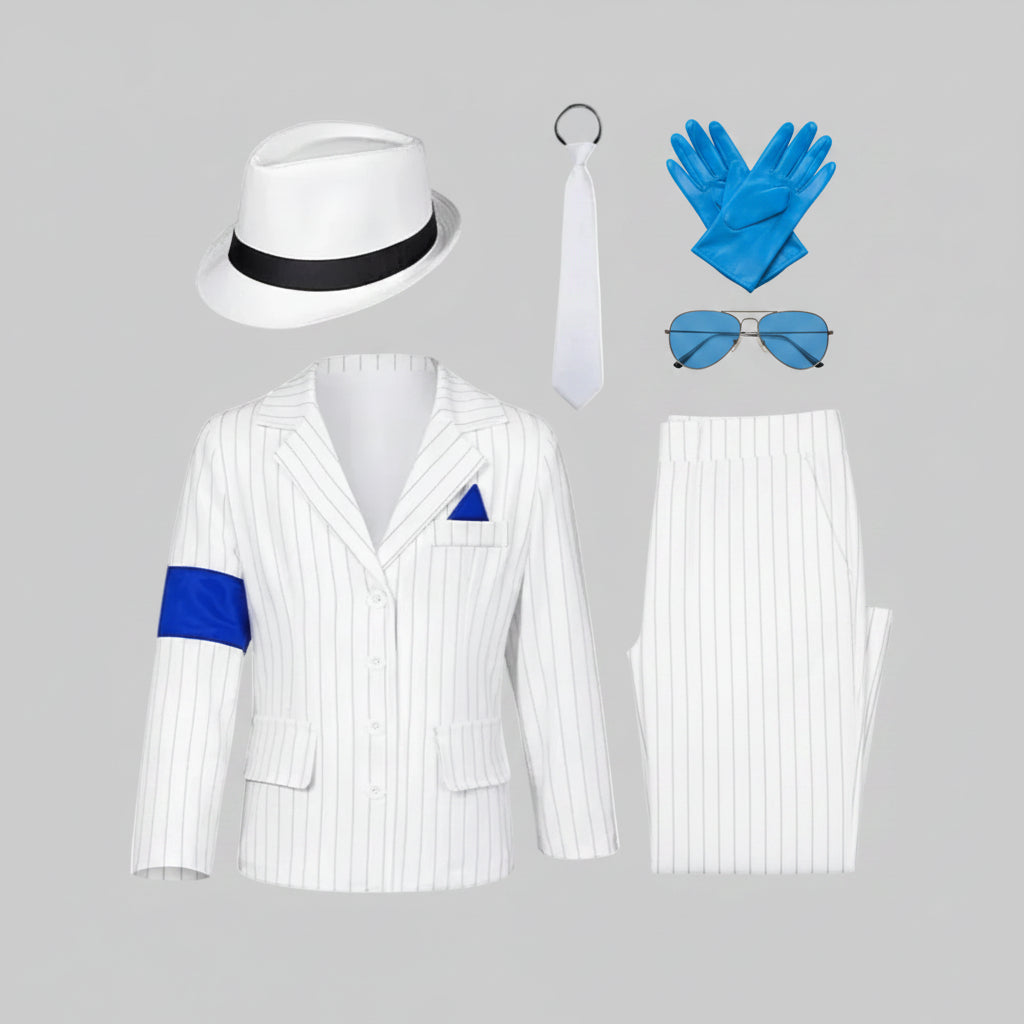 Halloween Costumes Halloween Cosplay Costume Striped Suit - Image 1