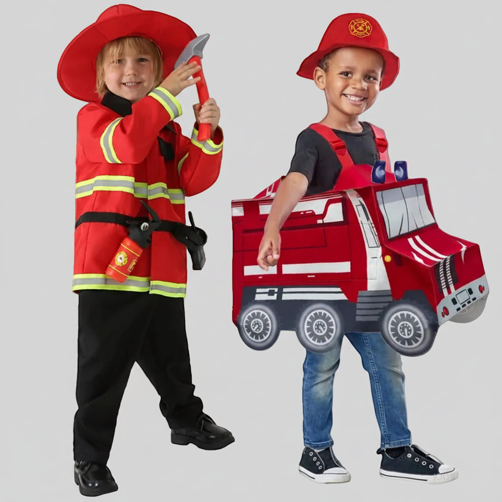 Halloween Costumes Halloween Theme Cosplay Firefighter Outfit - Image 1