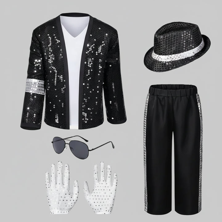 Halloween Costumes Halloween Theme Dance Outfit Sequin Jacket - Image 7