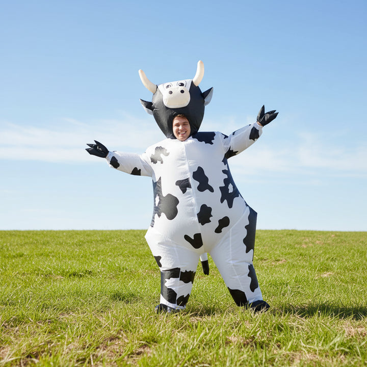 Halloween Costumes Inflatable Costume Funny Cow Cosplay - Image 2