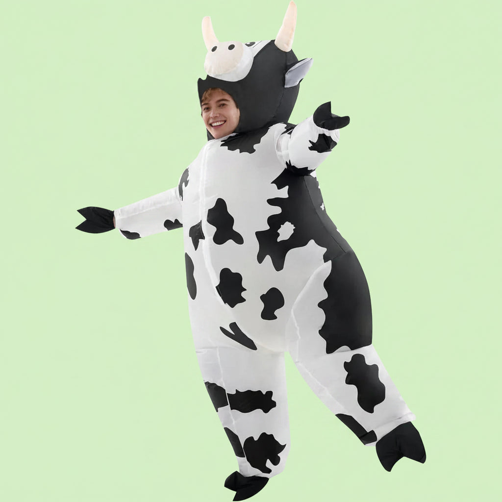 Halloween Costumes Inflatable Costume Funny Cow Cosplay - Image 4