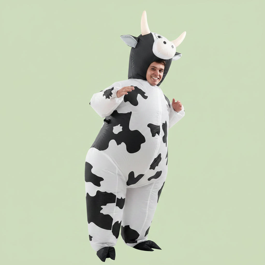 Halloween Costumes Inflatable Costume Funny Cow Cosplay - Image 5