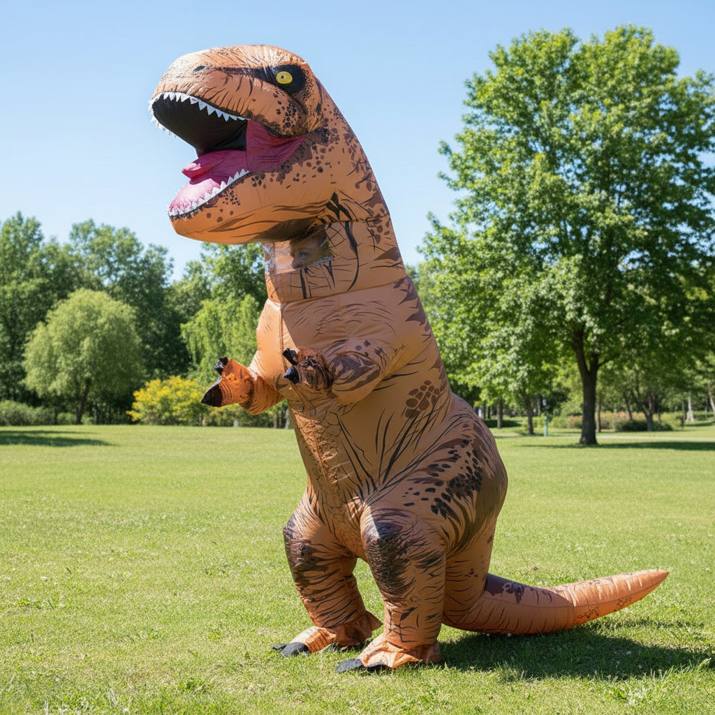 Halloween Costumes Inflatable Dinosaur T-Rex Fun Outfit - Image 1