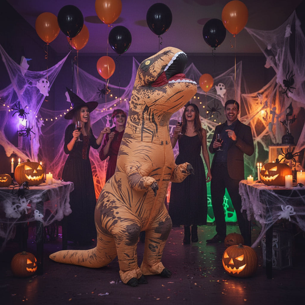 Halloween Costumes Inflatable Dinosaur T-Rex Fun Outfit - Image 2