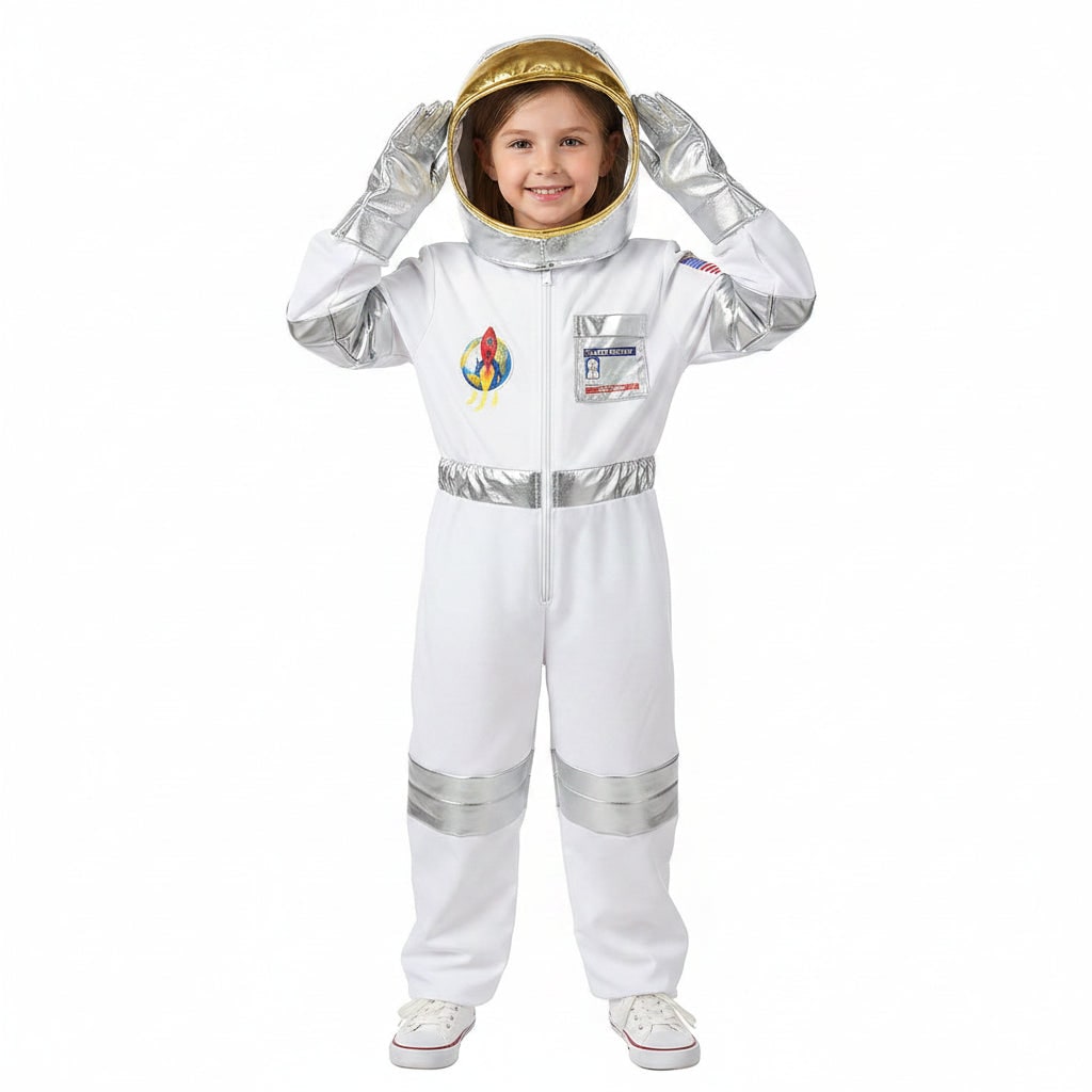 Halloween Costumes Kids Astronaut Costume Space Suit Anime - Image 1
