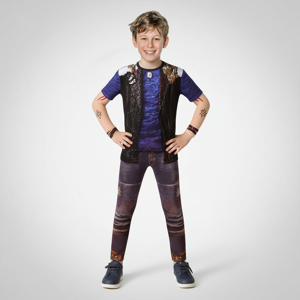 Halloween Costumes Kids Zombie Costume Breathable Fabric - Image 1