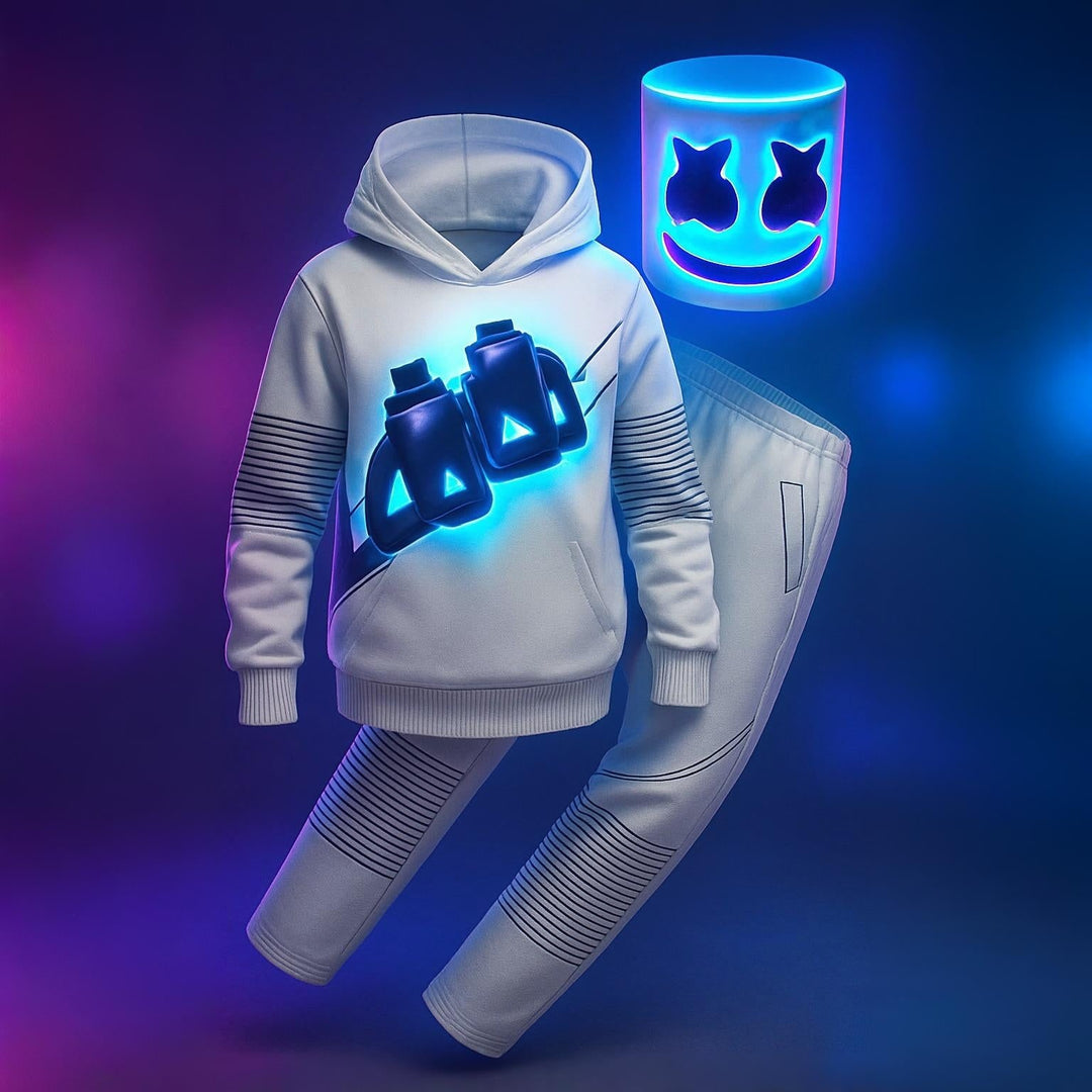 Halloween Costumes LED Dj Outfit Glow Dark Design - Image 3