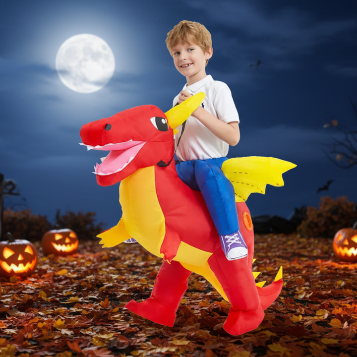 Halloween Costumes nflatable Dinosaur Kids Party Suit - Image 3