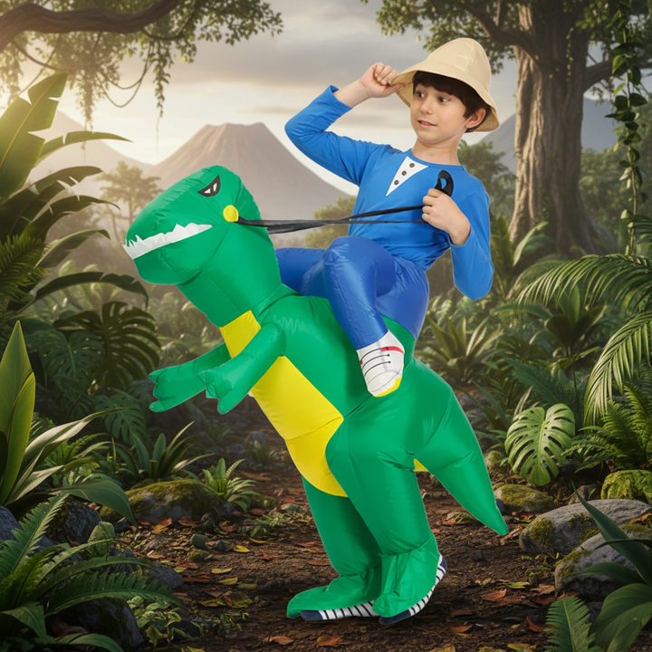 Halloween Costumes nflatable Dinosaur Kids Party Suit - Image 4
