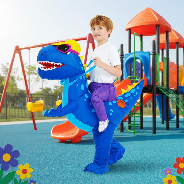 Halloween Costumes nflatable Dinosaur Kids Party Suit - Image 5