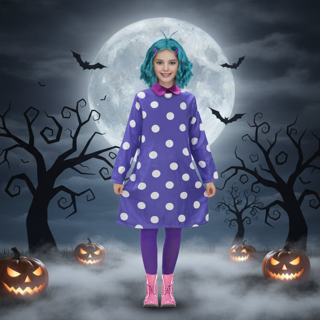 Halloween Costumes Party Spotted Character Dress Costume - Image 1