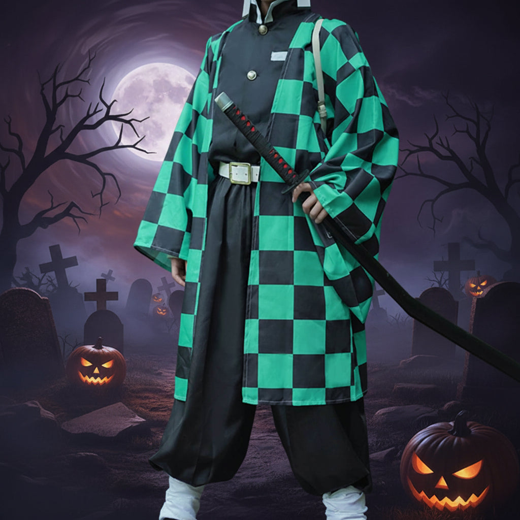 Halloween Costumes Samurai Anime Character Outfit - Image 4