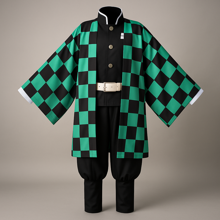 Halloween Costumes Samurai Kimono Kids Cosplay Outfit - Image 1