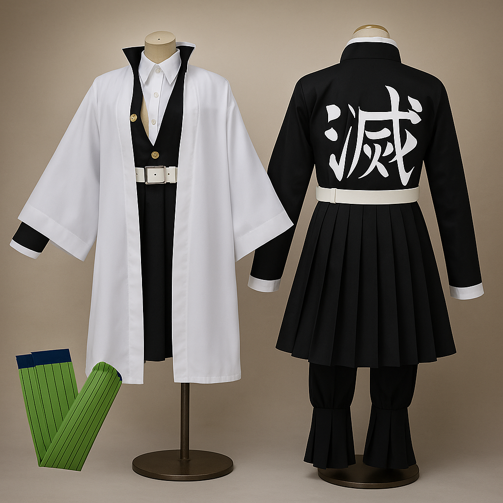 Halloween Costumes Samurai Kimono Kids Cosplay Outfit - Image 11