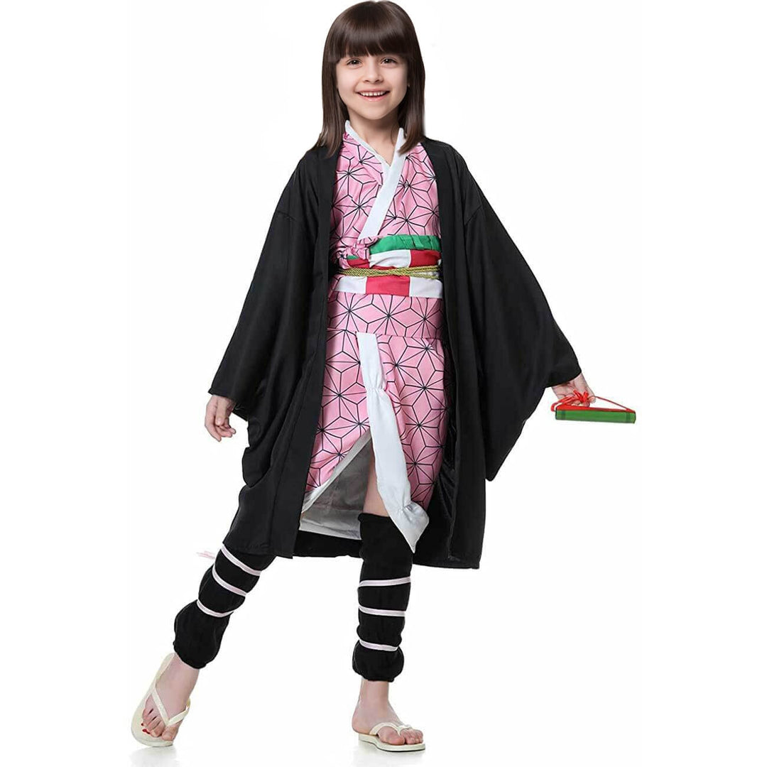 Halloween Costumes Samurai Kimono Kids Cosplay Outfit - Image 6