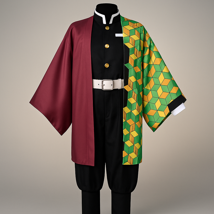 Halloween Costumes Samurai Kimono Kids Cosplay Outfit - Image 9