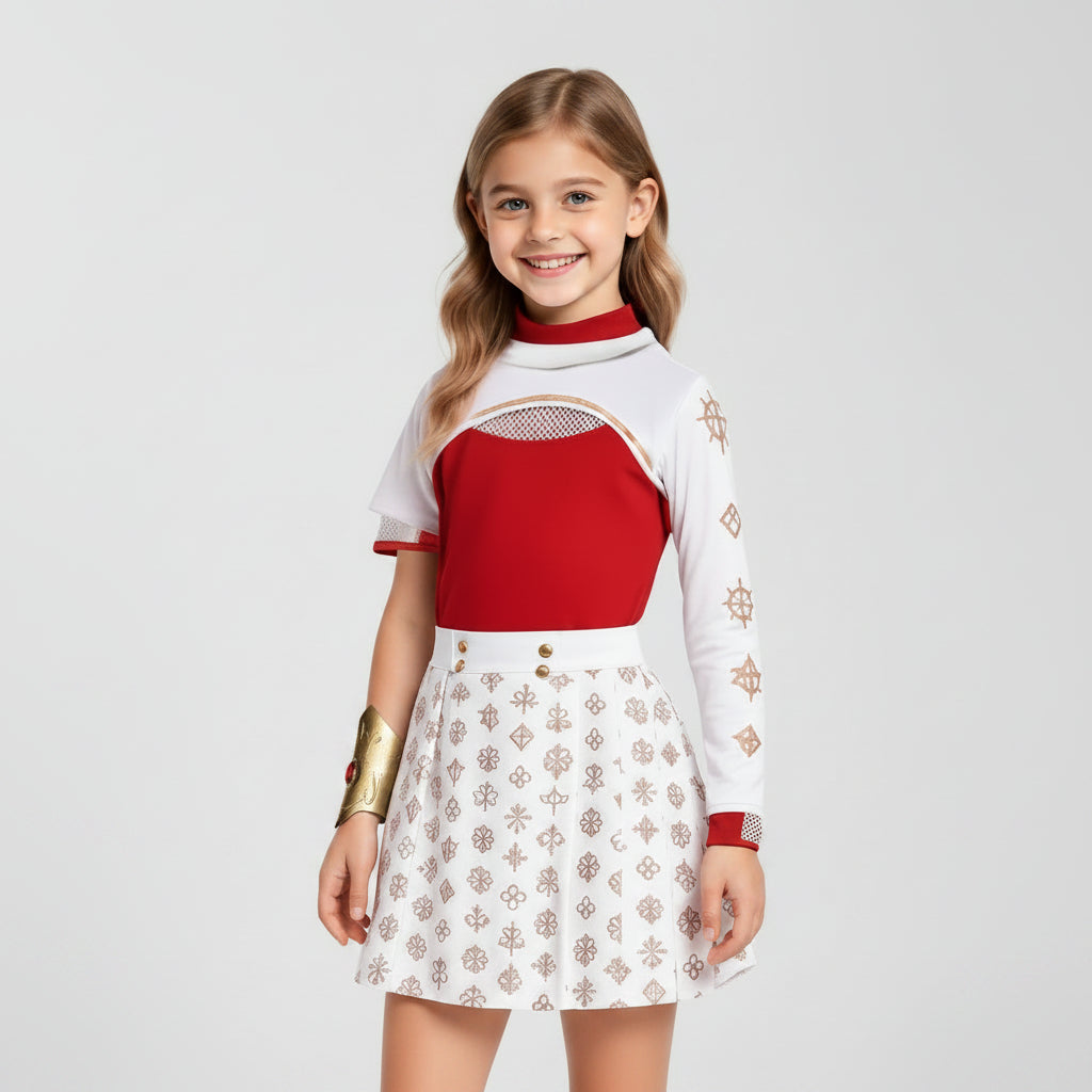 Halloween Costumes Spotted Skirt Halloween Vampire Costume Cosplay - Image 1