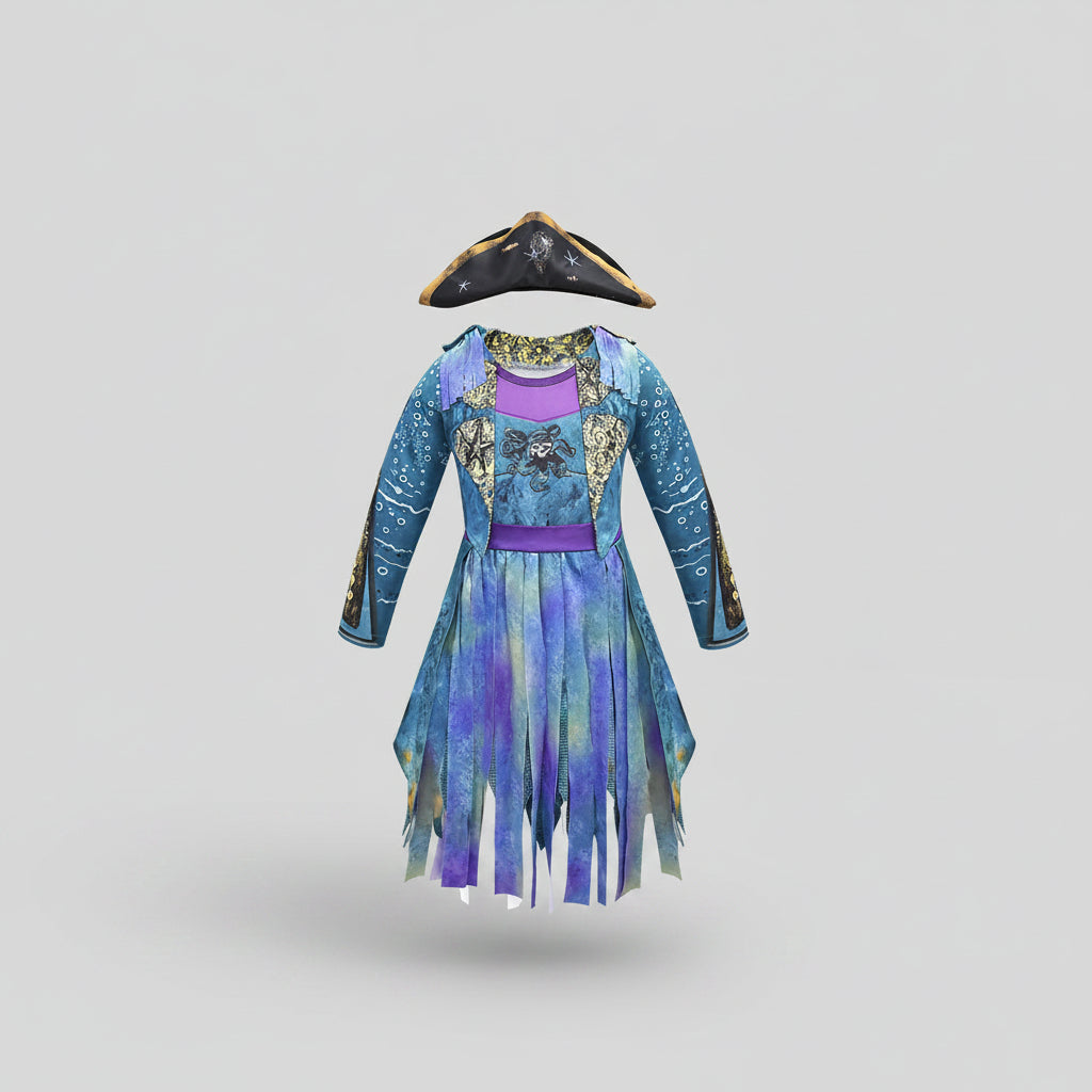 Halloween Costumes Tassel Dress Pirate Theme Dress Up - Image 4