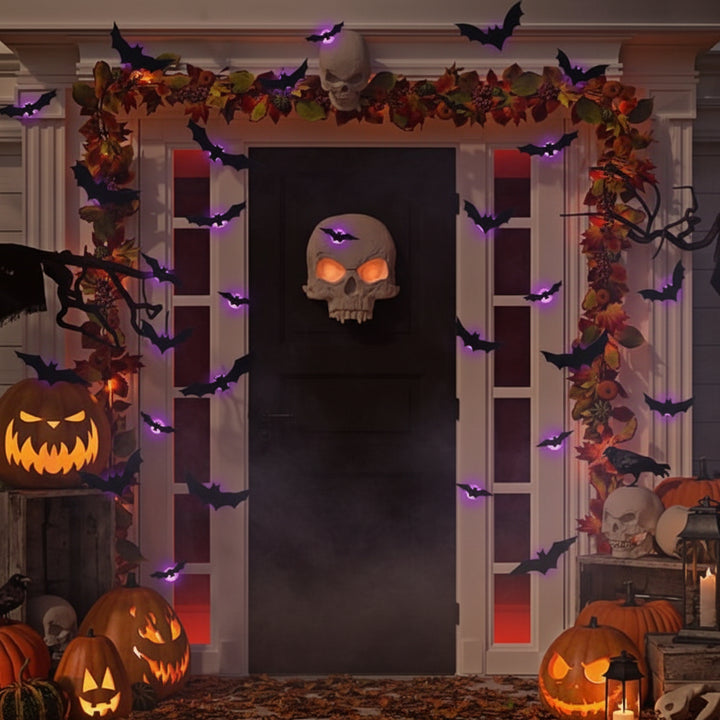 Halloween Decoration Bat Light Set Wall Accent Decor - Image 3