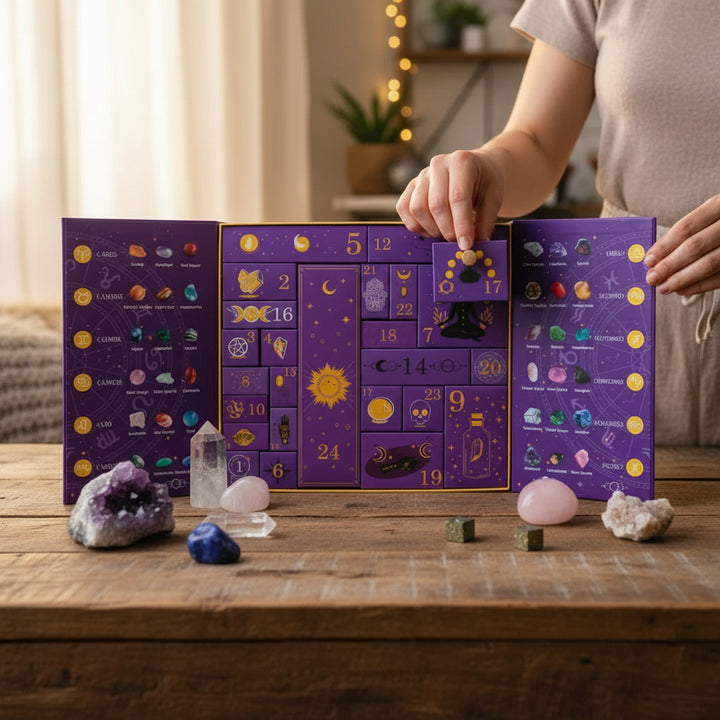 Halloween Decoration Crystal Countdown Box Festive Home Accent - Image 1