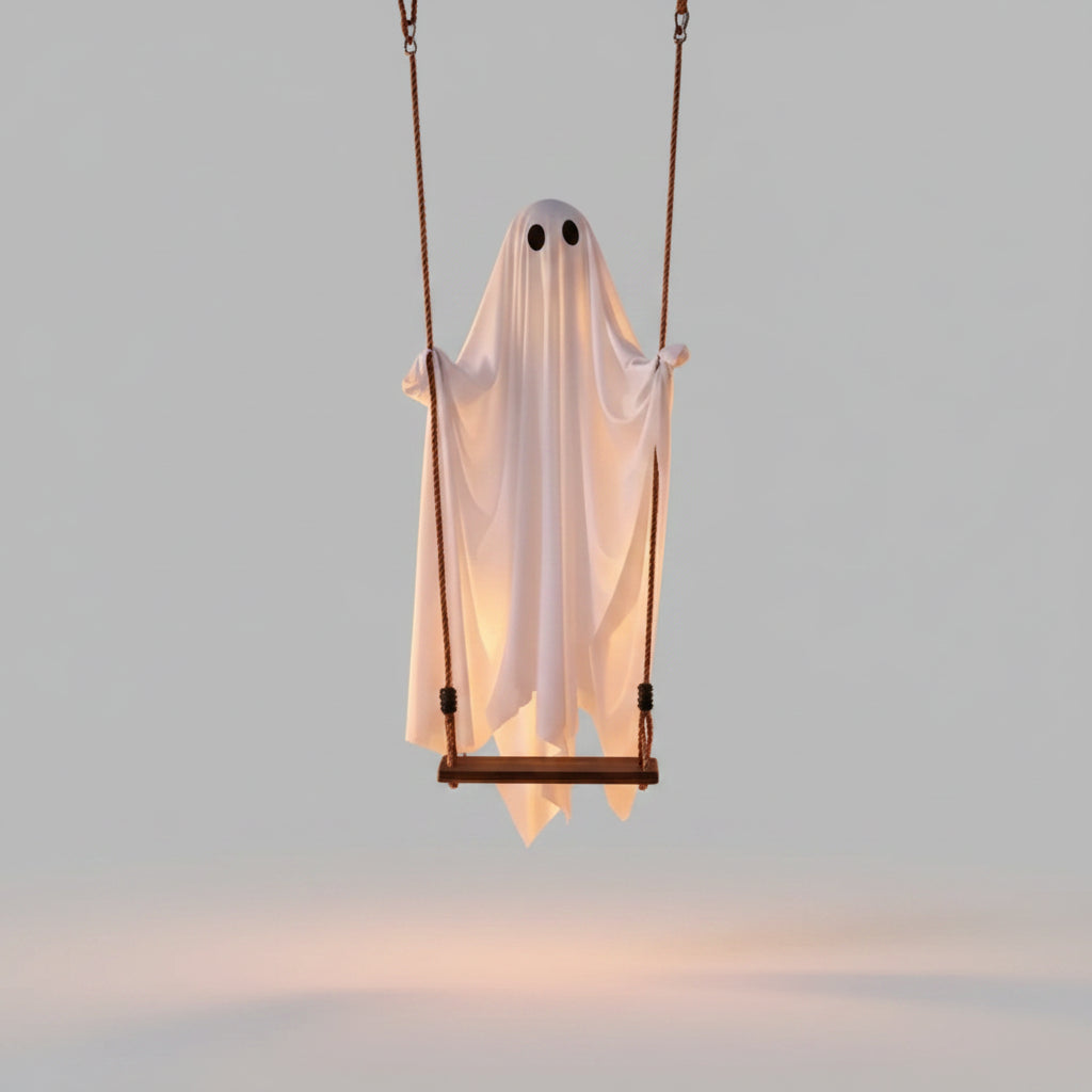 Halloween Decoration Ghost Flying Outdoor Swing Ornament - Image 3