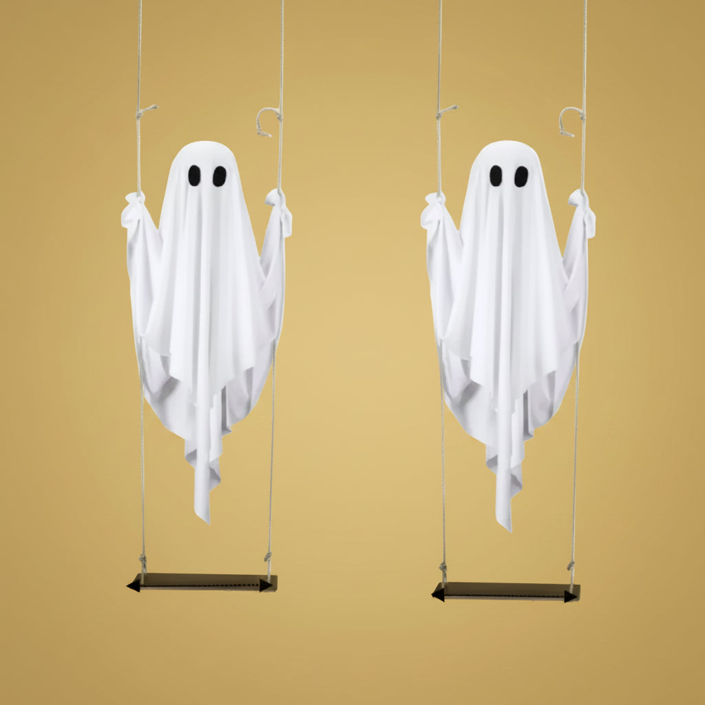 Halloween Decoration Ghost Flying Outdoor Swing Ornament - Image 6