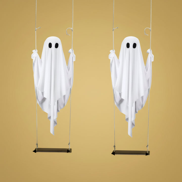 Halloween Decoration Ghost Flying Outdoor Swing Ornament - Image 6