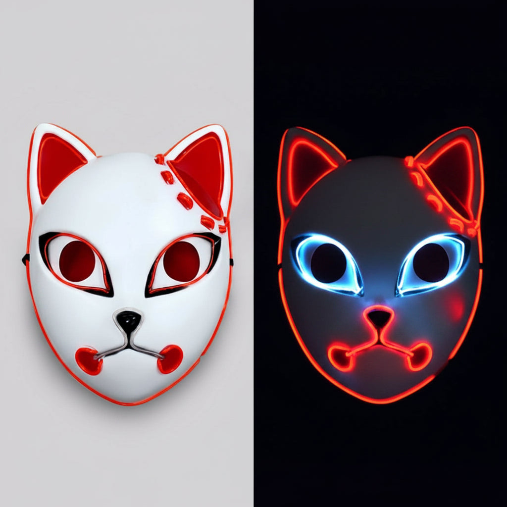 Halloween Decoration Halloween Cosplay Mask LED Design - Image 2