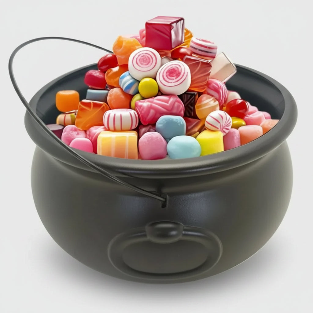 Halloween Decoration Halloween Theme Black Cauldron Bucket - Image 2