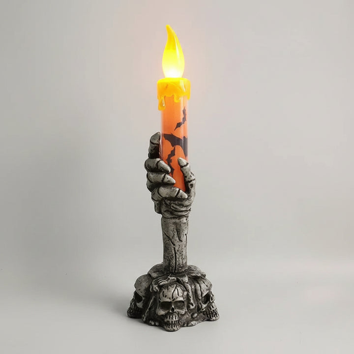 Halloween Decoration Halloween Theme Candles Skeleton Design - Image 7