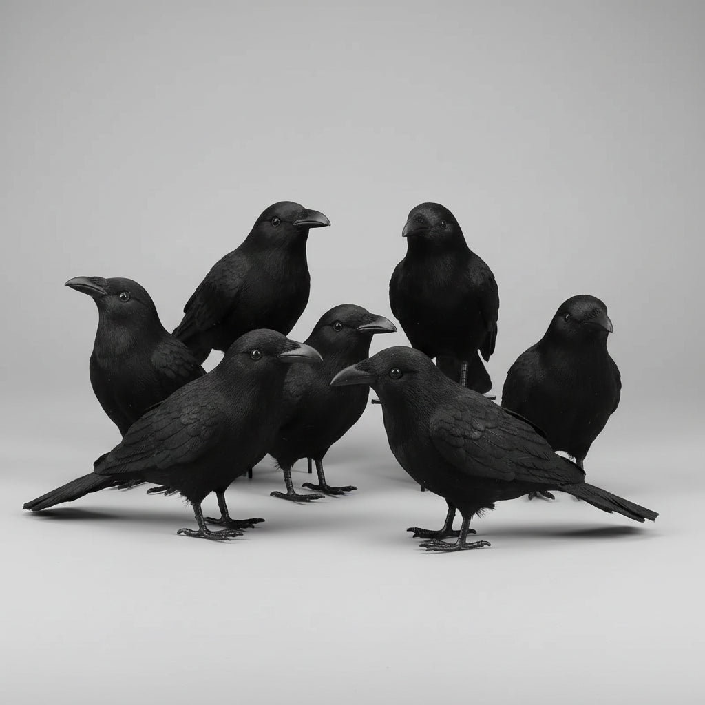 Halloween Decoration Halloween Theme Crow Seasonal Accent - Image 5