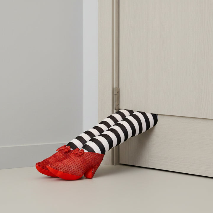 Halloween Decoration Halloween Theme Door Stopper Witch Legs - Image 2