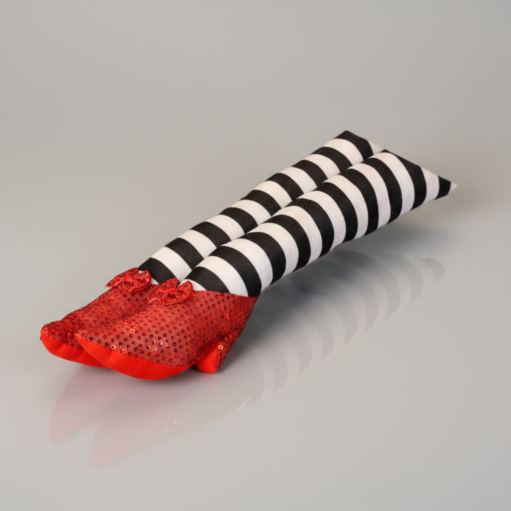 Halloween Decoration Halloween Theme Door Stopper Witch Legs - Image 3