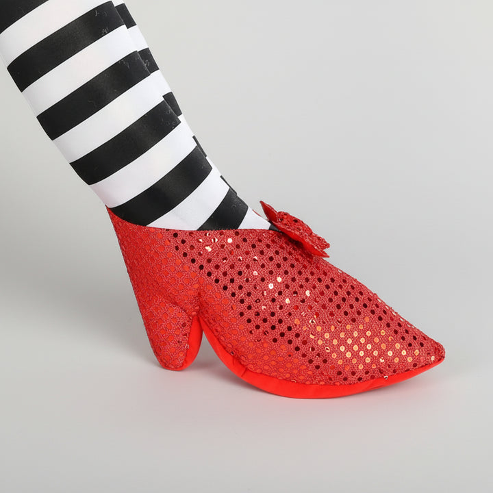 Halloween Decoration Halloween Theme Door Stopper Witch Legs - Image 5