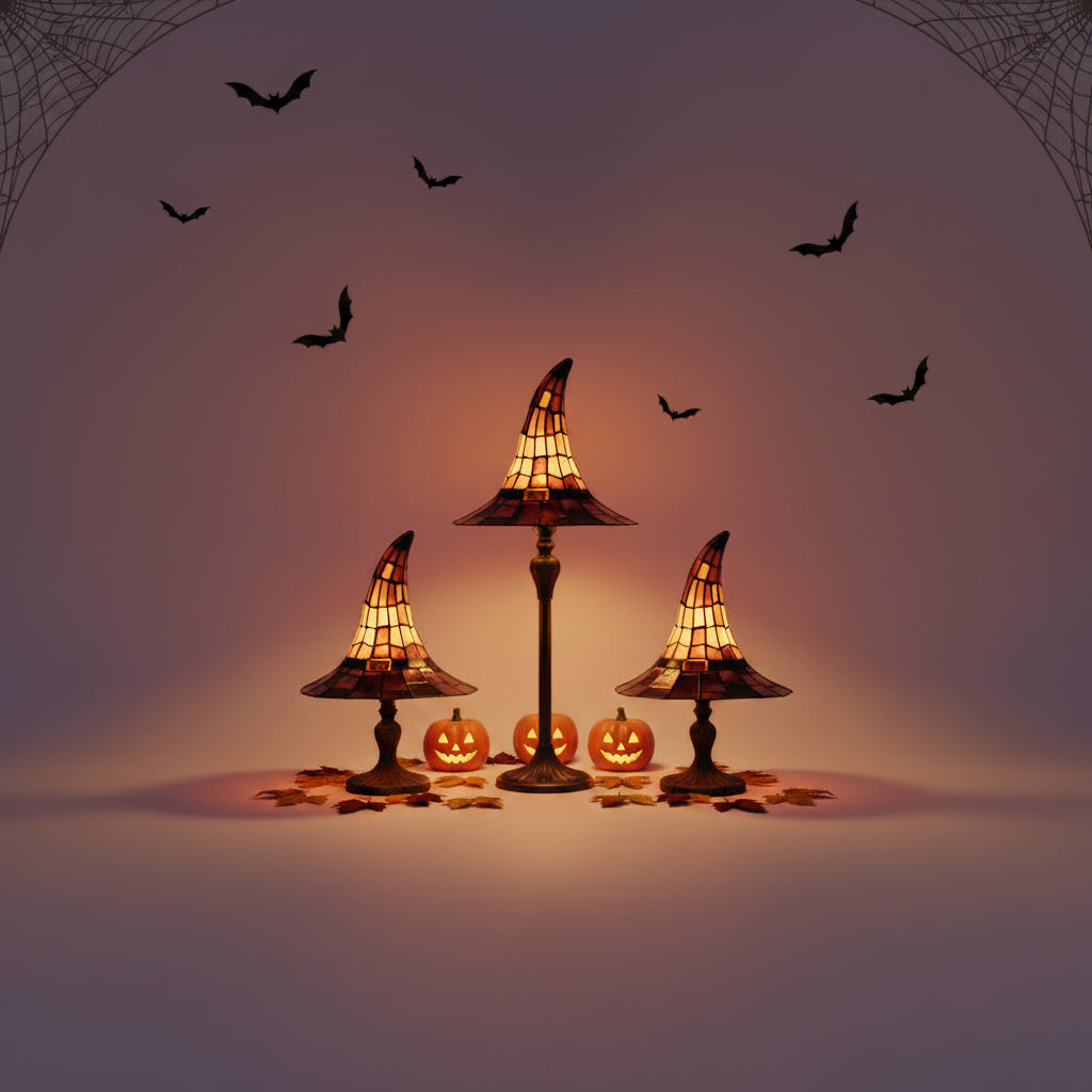 Halloween Decoration Halloween Theme Lamp Witch Hat Design - Image 2
