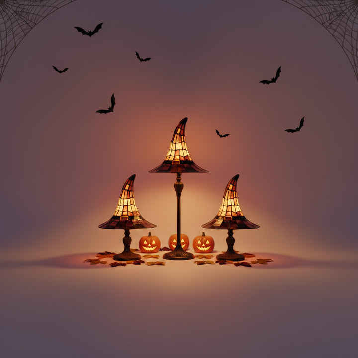 Halloween Decoration Halloween Theme Lamp Witch Hat Design - Image 2