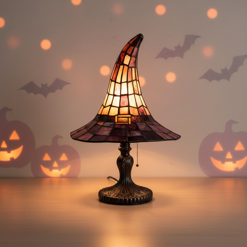 Halloween Decoration Halloween Theme Lamp Witch Hat Design - Image 3