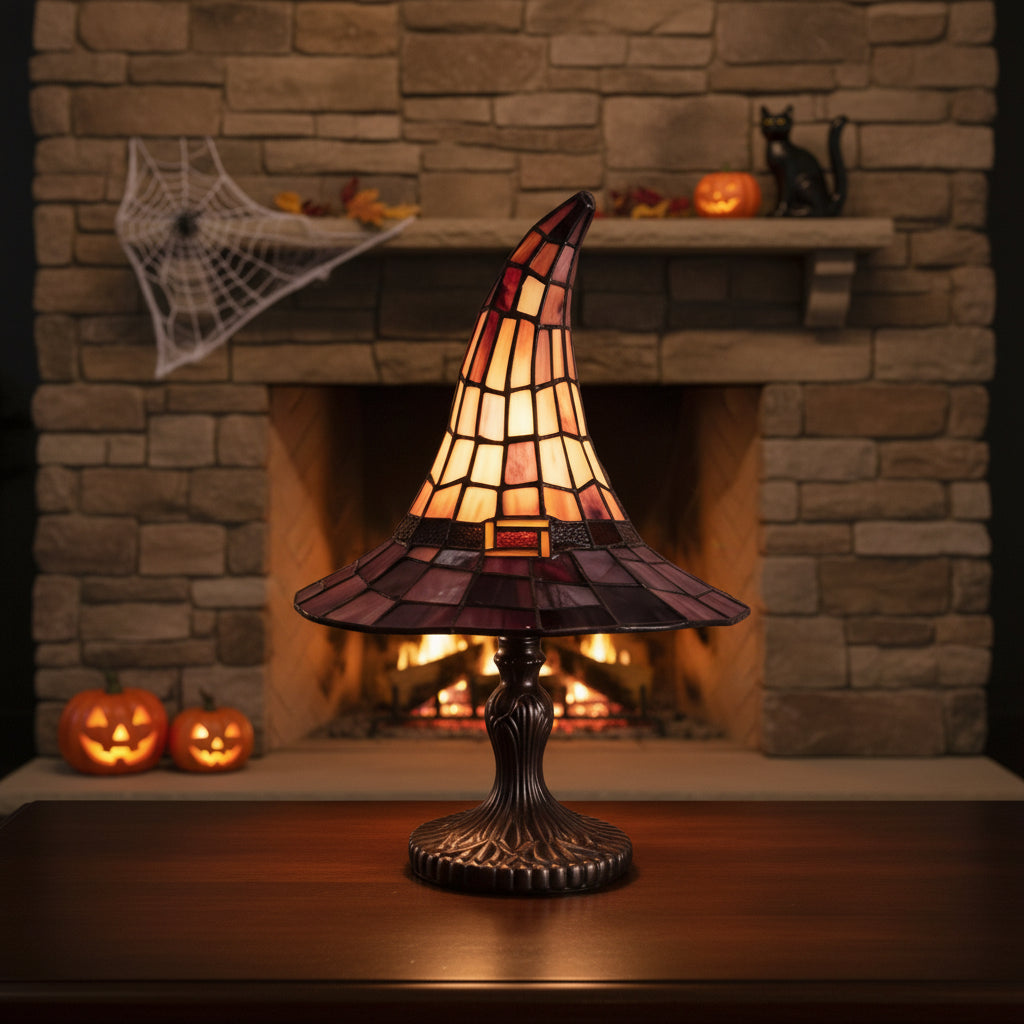 Halloween Decoration Halloween Theme Lamp Witch Hat Design - Image 5