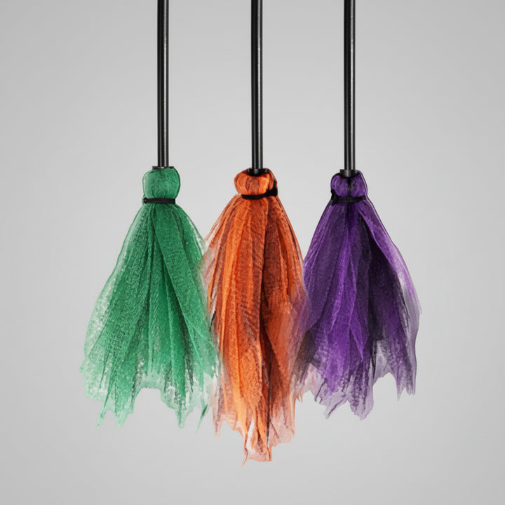 Halloween Decoration Halloween Theme Outdoor Broom Sign - Image 3