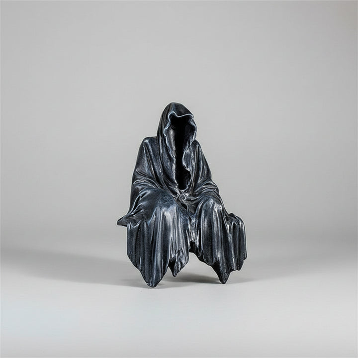 Halloween Decoration Halloween Theme Statue Grim Reaper Design - Image 1