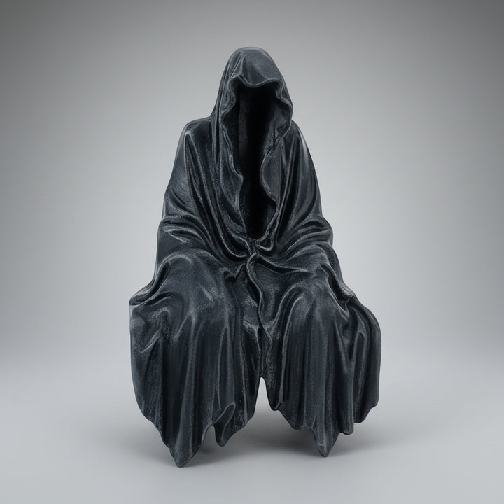 Halloween Decoration Halloween Theme Statue Grim Reaper Design - Image 5