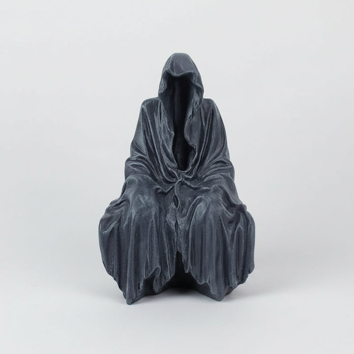 Halloween Decoration Halloween Theme Statue Grim Reaper Design - Image 6