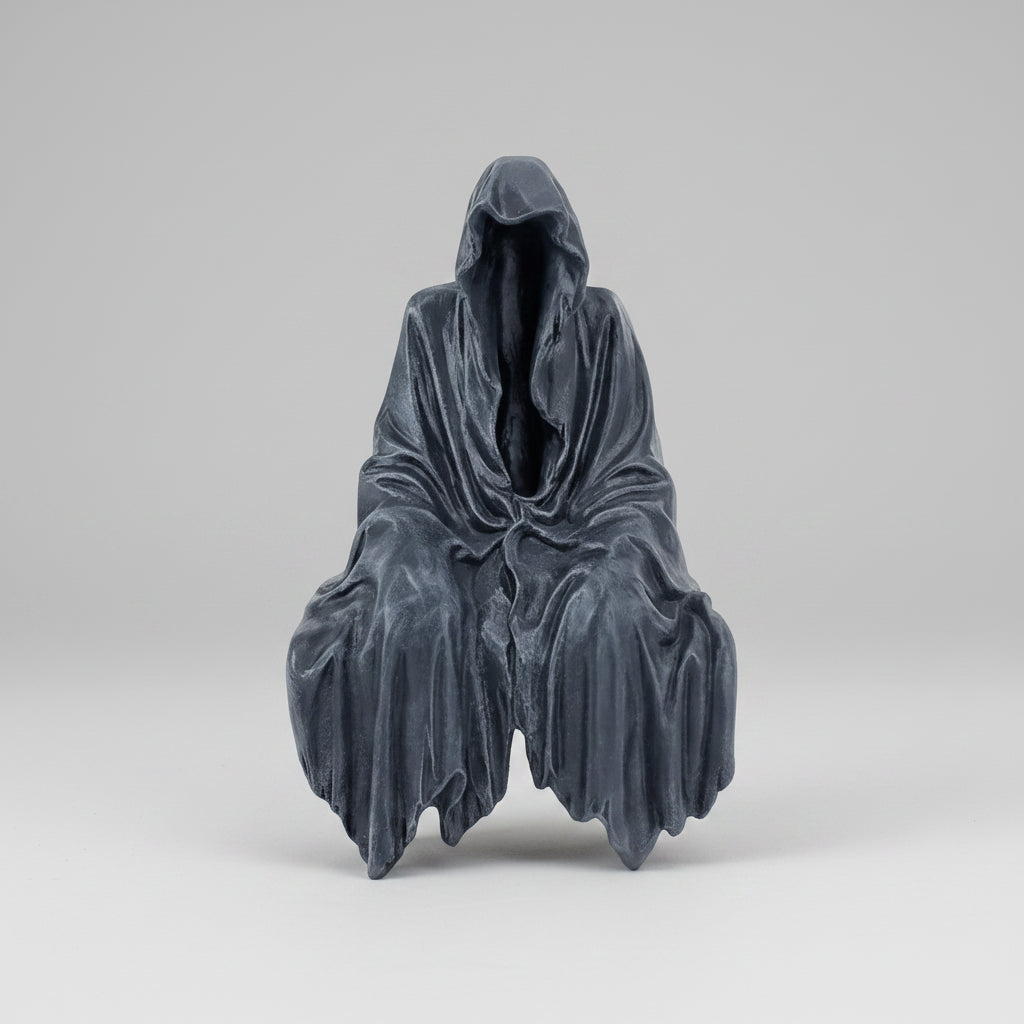 Halloween Decoration Halloween Theme Statue Grim Reaper Design - Image 7