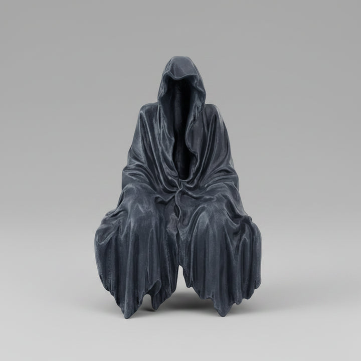 Halloween Decoration Halloween Theme Statue Grim Reaper Design - Image 8